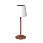 Kreafunk Arc table lamp in red
