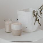 Owl cut paperbag in white with saying