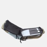 Navoc 7.1 Rucksack in der Farbe grau - karamel auf weissem Hintergrund