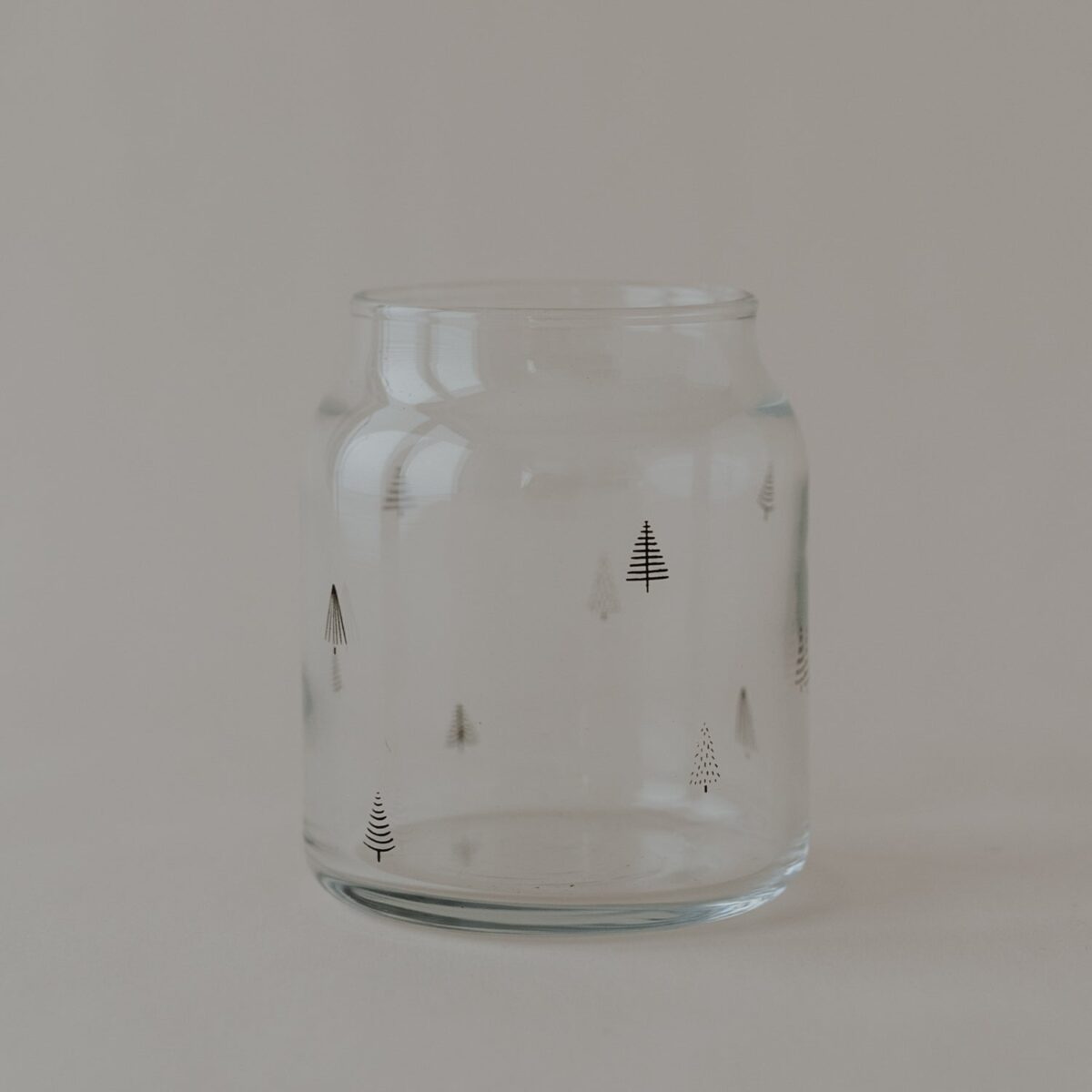 kleine Vase von der Marke Eulenschnitt mit Tannen Muster