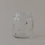 kleine Vase von der Marke Eulenschnitt mit Tannen Muster