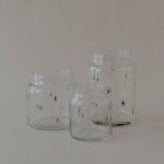 kleine Vase von der Marke Eulenschnitt mit Tannen Muster