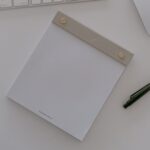 Owl cut notepad with heart motif