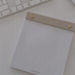 Owl cut notepad with heart motif