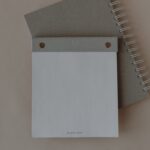 Owl cut notepad with heart motif