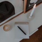 Owl cut notepad with heart motif