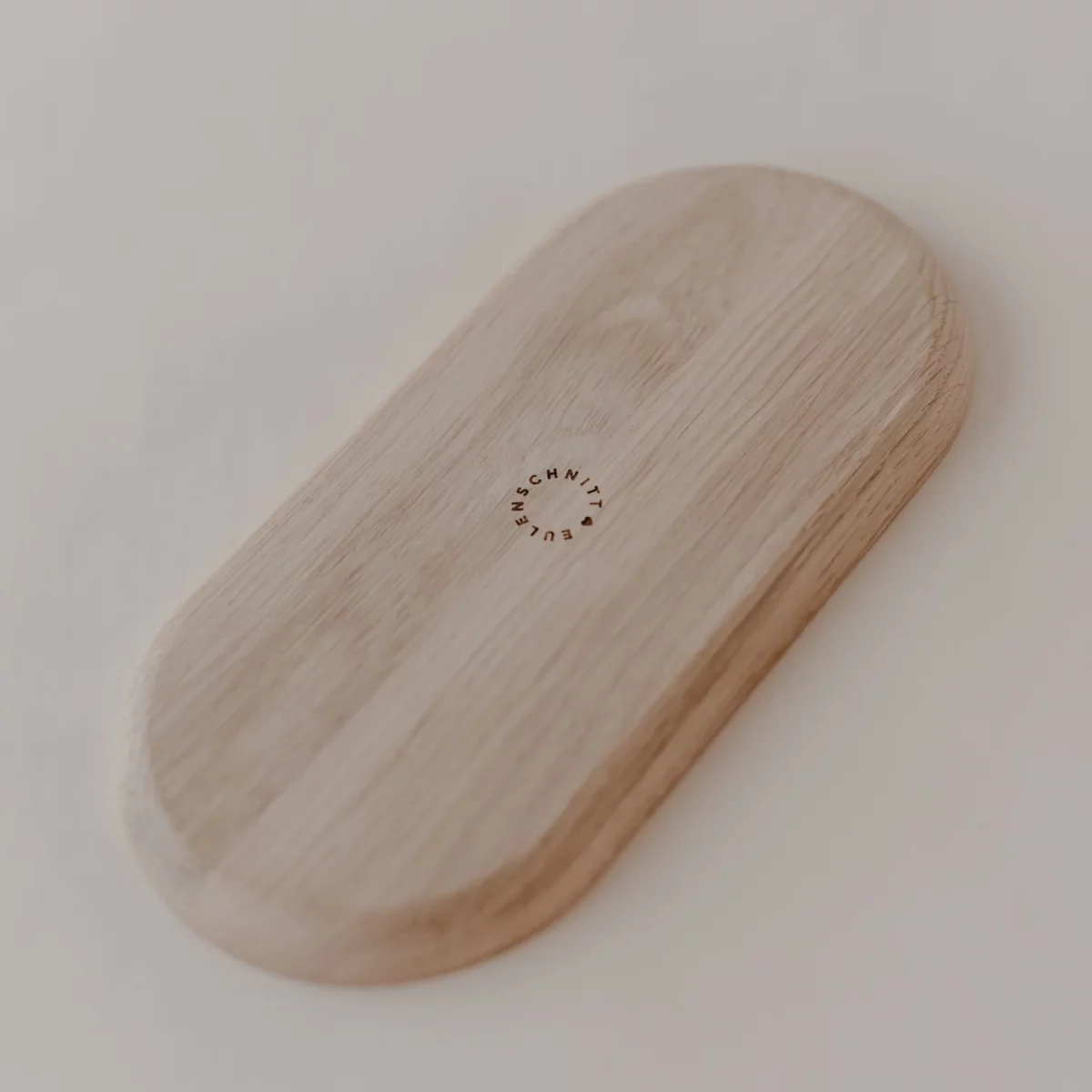 Owl cut tray "You are great" made of wood