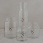 Vase mit Herz Motiv von der Marke Eulenschnitt in der mittleren Grösse