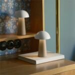 Kreafunk Tischleuchte Bello in Sand / Beige