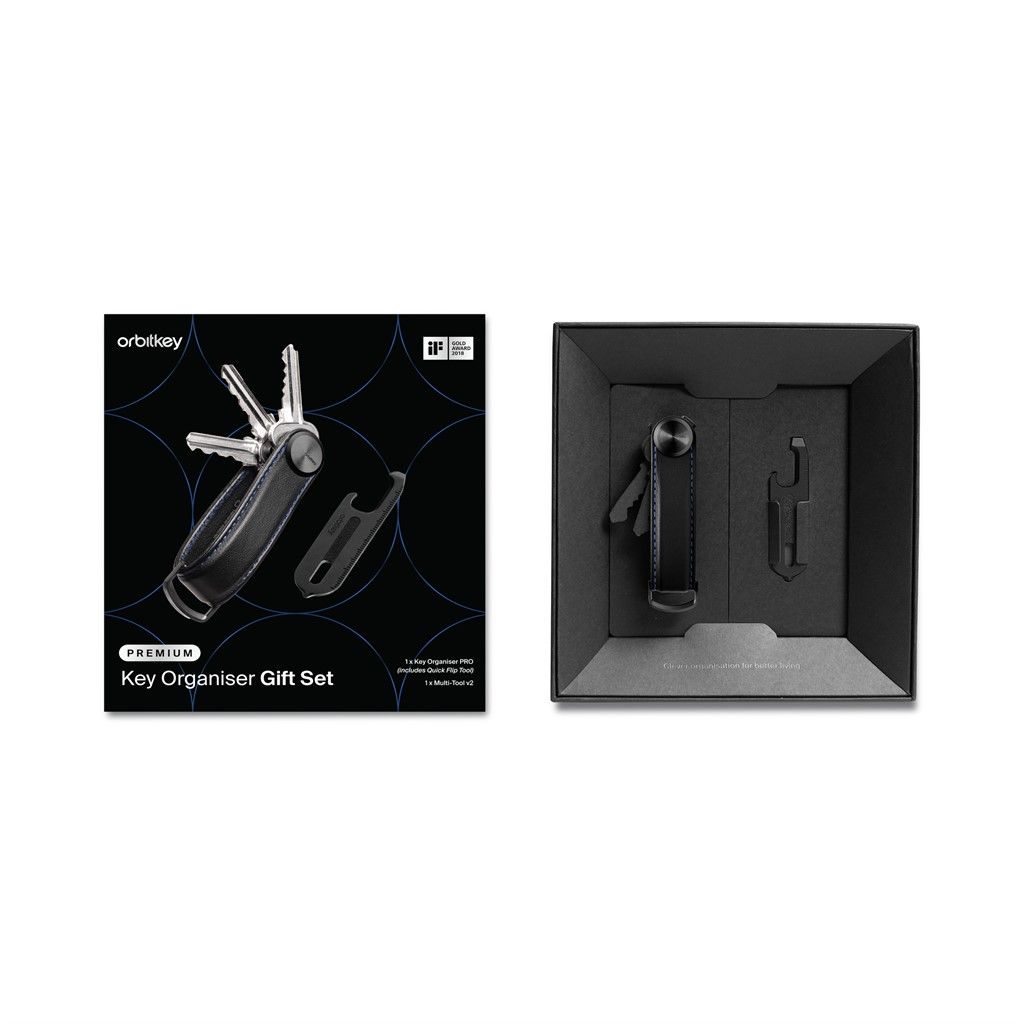 Orbitkey Pro in black as a gift set