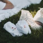 Owl cut socks with Be Happy saying in white