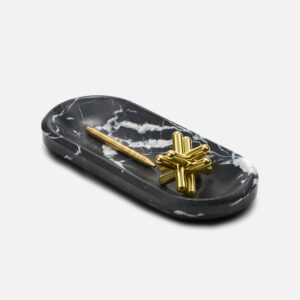 Facet Bowl Schwarz Gross