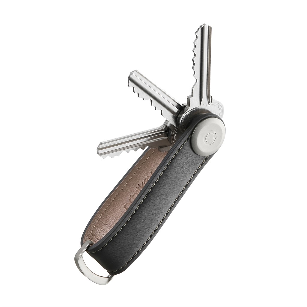 Orbitkey Schlüsselorganisator Leder Anthrazit