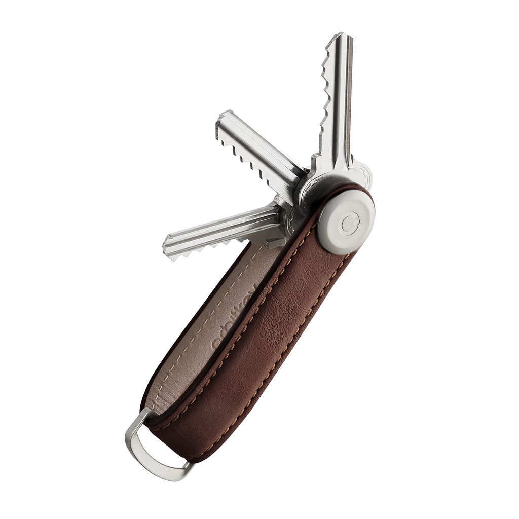 Orbitkey Schlüsselorganisator Leder Espresso