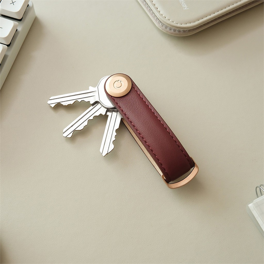 Orbitkey Key Organiser Leder Wine