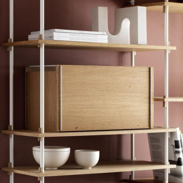 Storage Box - Eiche / Weiss