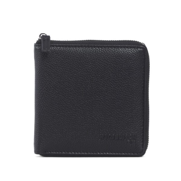 RFID leather wallet Bern 3 - Black
