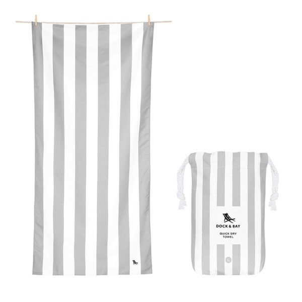 CABANA beach towel - L, Light Grey
