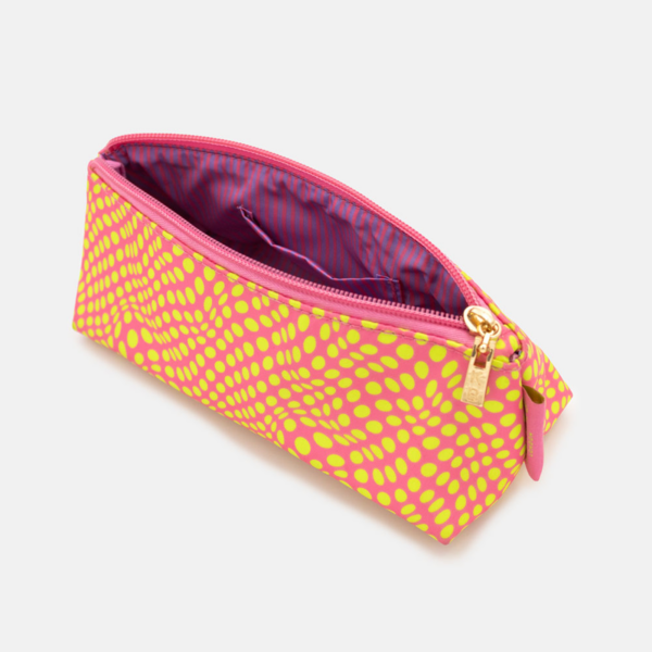Etui Essentials - Twisted Polka rose & jaune