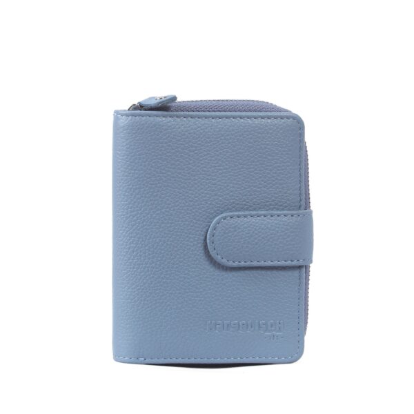 RFID-Leder Geldbörse Oslo 1 - Himmelblau