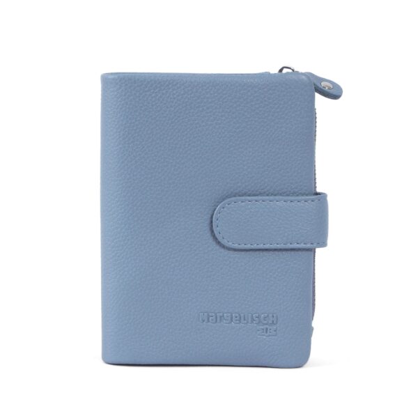 RFID-Leder Geldbörse Oxford 3 - Himmelblau
