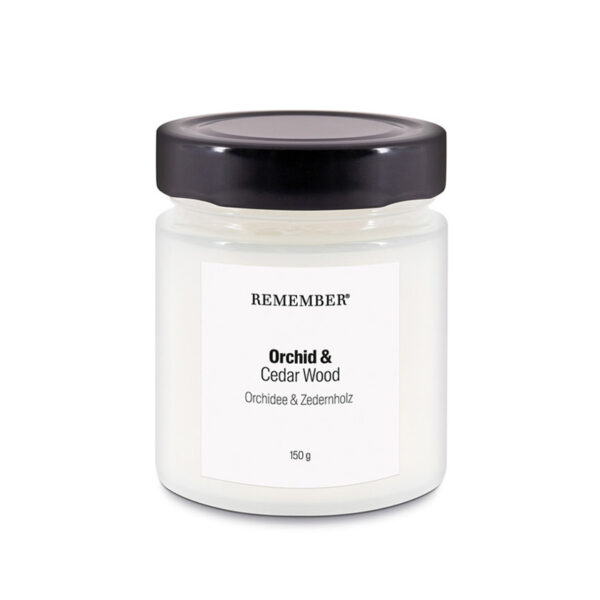 Scented candle - Orchid & Cedarwood