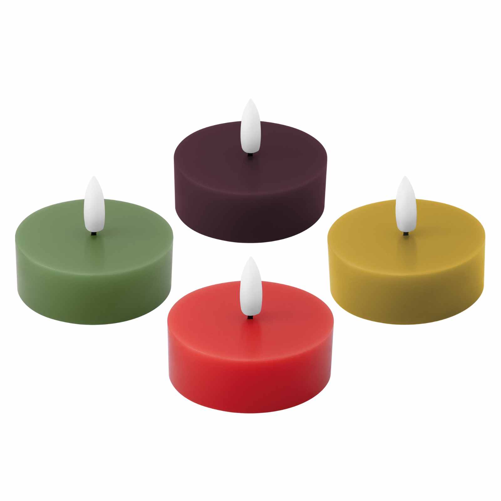LED tea light set Levi set of 4