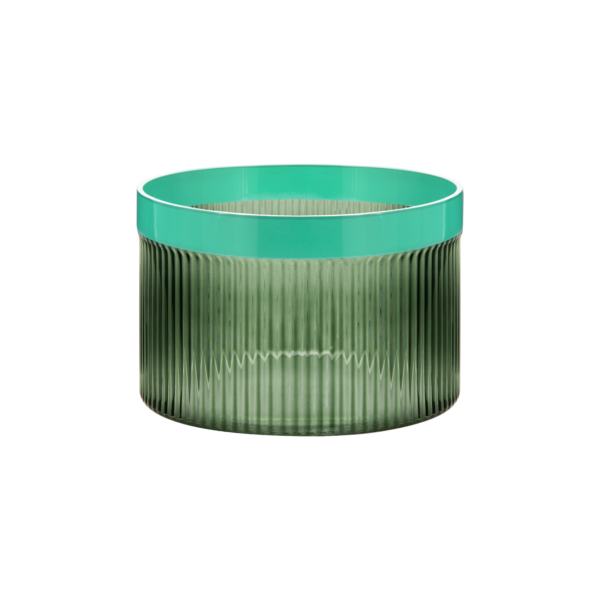 Glasschale Groove - Green S