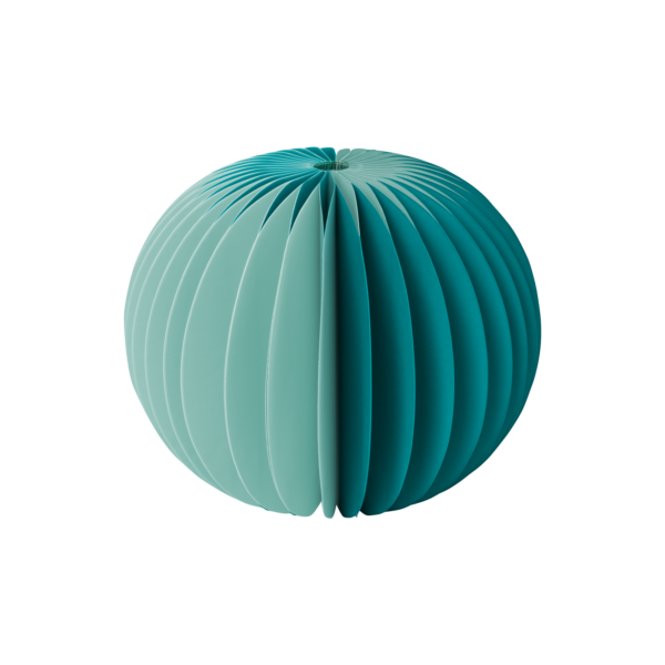Yuki paper vase - Petrol S