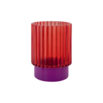 Teelichtglas Lumi rot