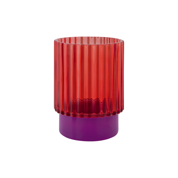 Tealight glass Lumi - Red