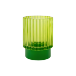 Verre à bougie à chauffe-plat Lumi lime