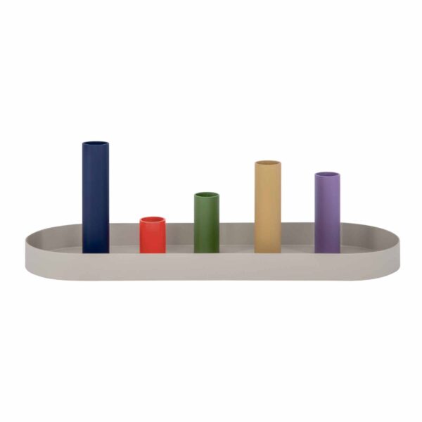 Magnetischer Kerzenhalter Luna 6er-Set oval