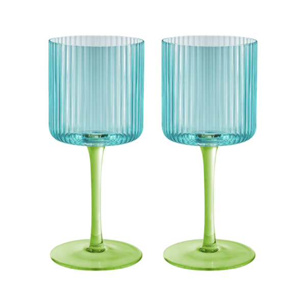 Wine glasses Groove set of 2