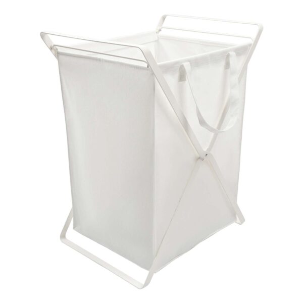 TOWER laundry basket with removable bag - White