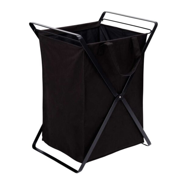 TOWER laundry basket with removable bag - Black