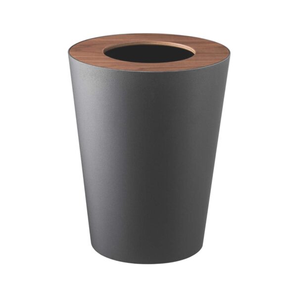 Round waste garbage can RIN - Black