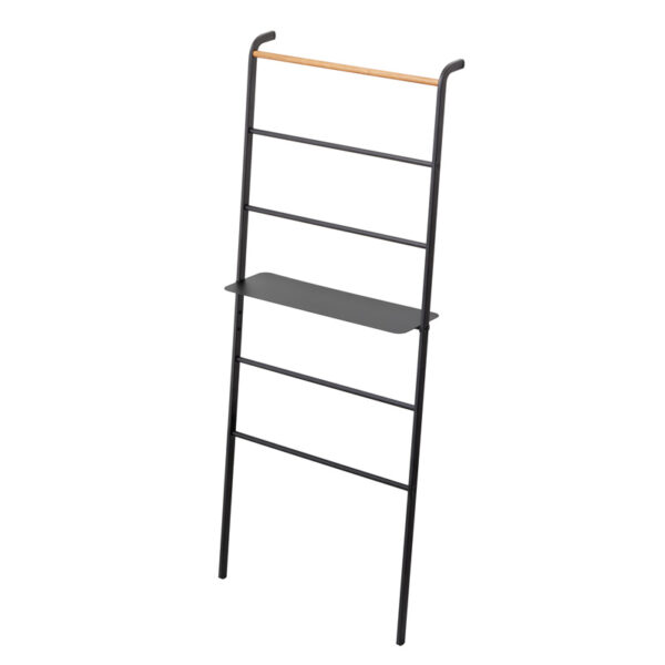 Ladder hanger with TOWER shelf - Black