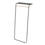 Garderobe mit Regal TOWER Schwarz