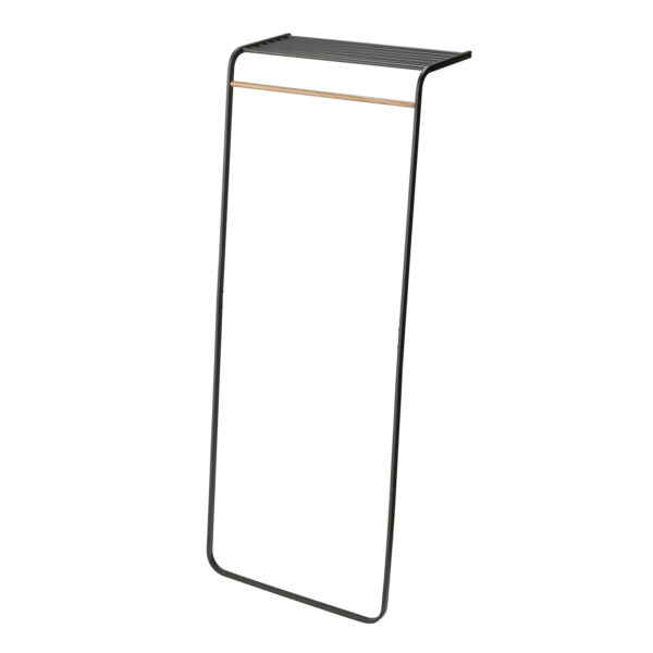 Wardrobe with TOWER shelf - Black
