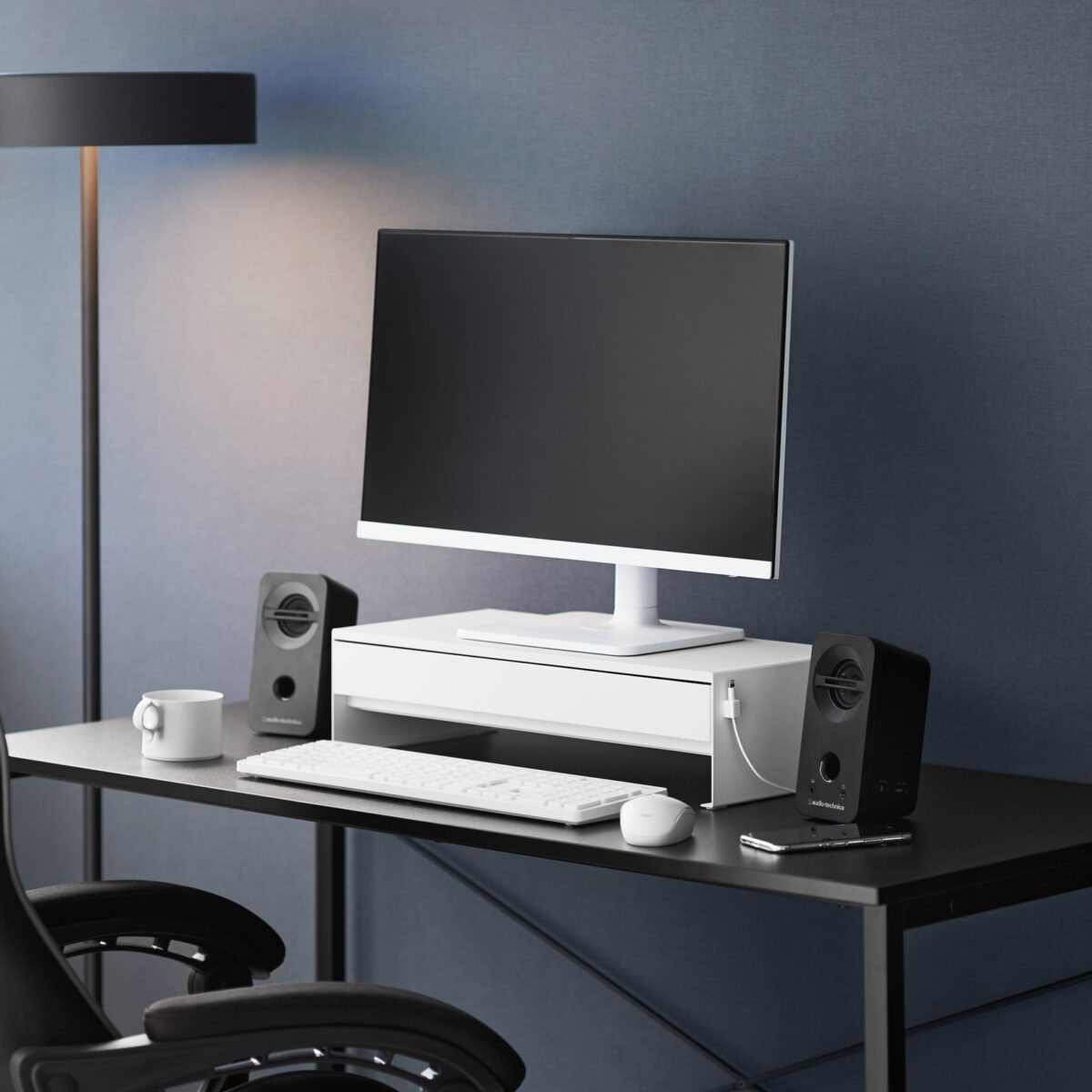Monitorständer mit Schublade TOWER