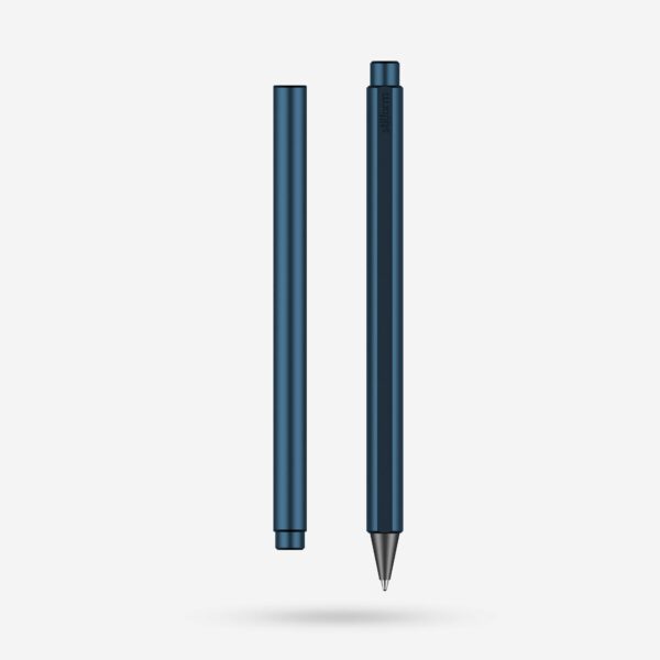 Stylo à bille roulante FLOW en aluminium