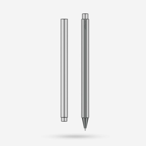 Stylo à bille roulante FLOW en aluminium