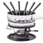 Käsefondue-Set Alpaufzug Familie