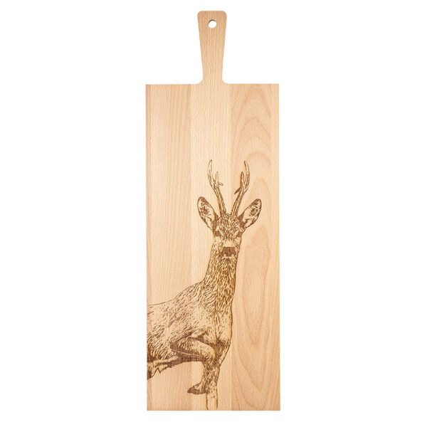 Planche en bois « Chevreuil »