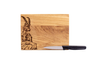 XL Cutting Board: Young Ibex