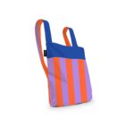 2-in-1 Rucksack und Einkaufstasche – Streifen