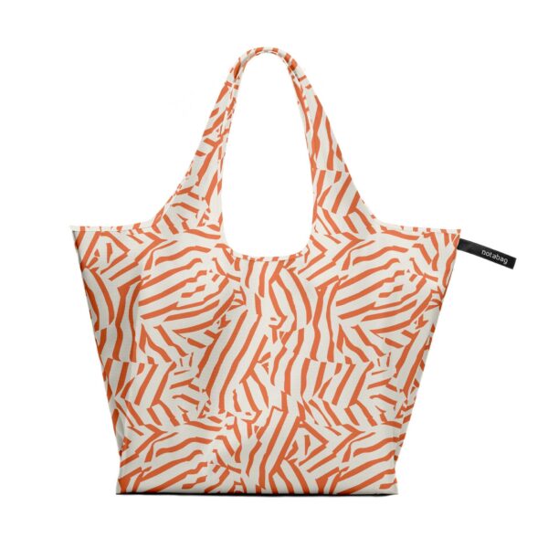 Foldable Shopping Bag – Classic - Peach Twist