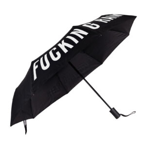 Schirm Fucking Rain Schwarz