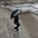 Schirm Fucking Rain Schwarz